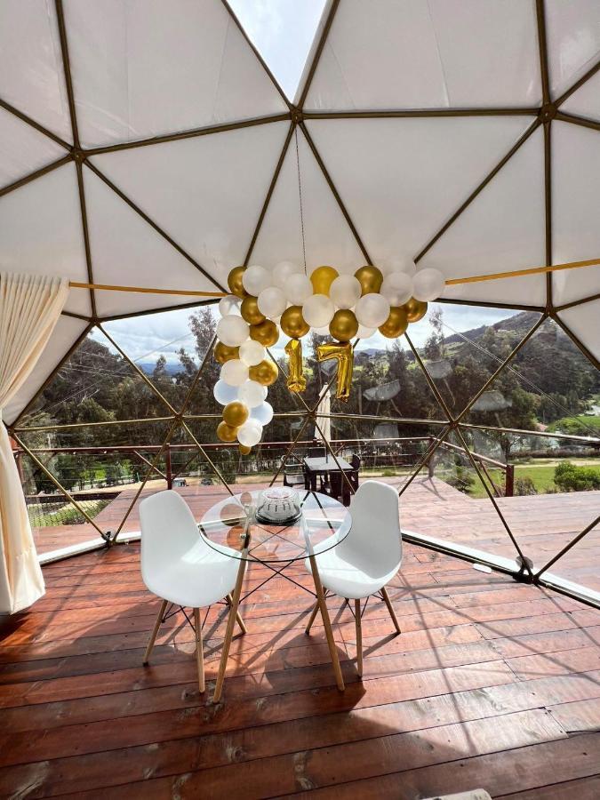 Golden Glamping Hotel Guatavita Buitenkant foto