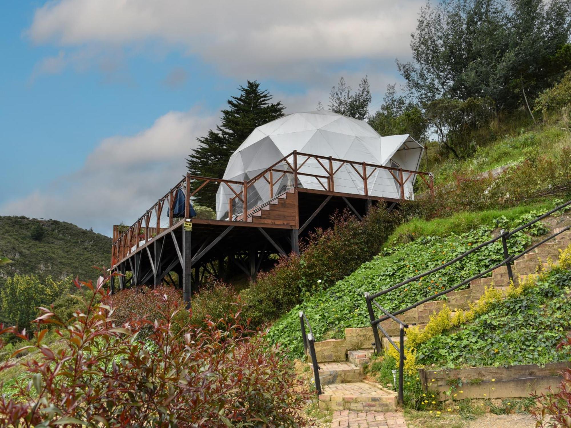 Golden Glamping Hotel Guatavita Buitenkant foto