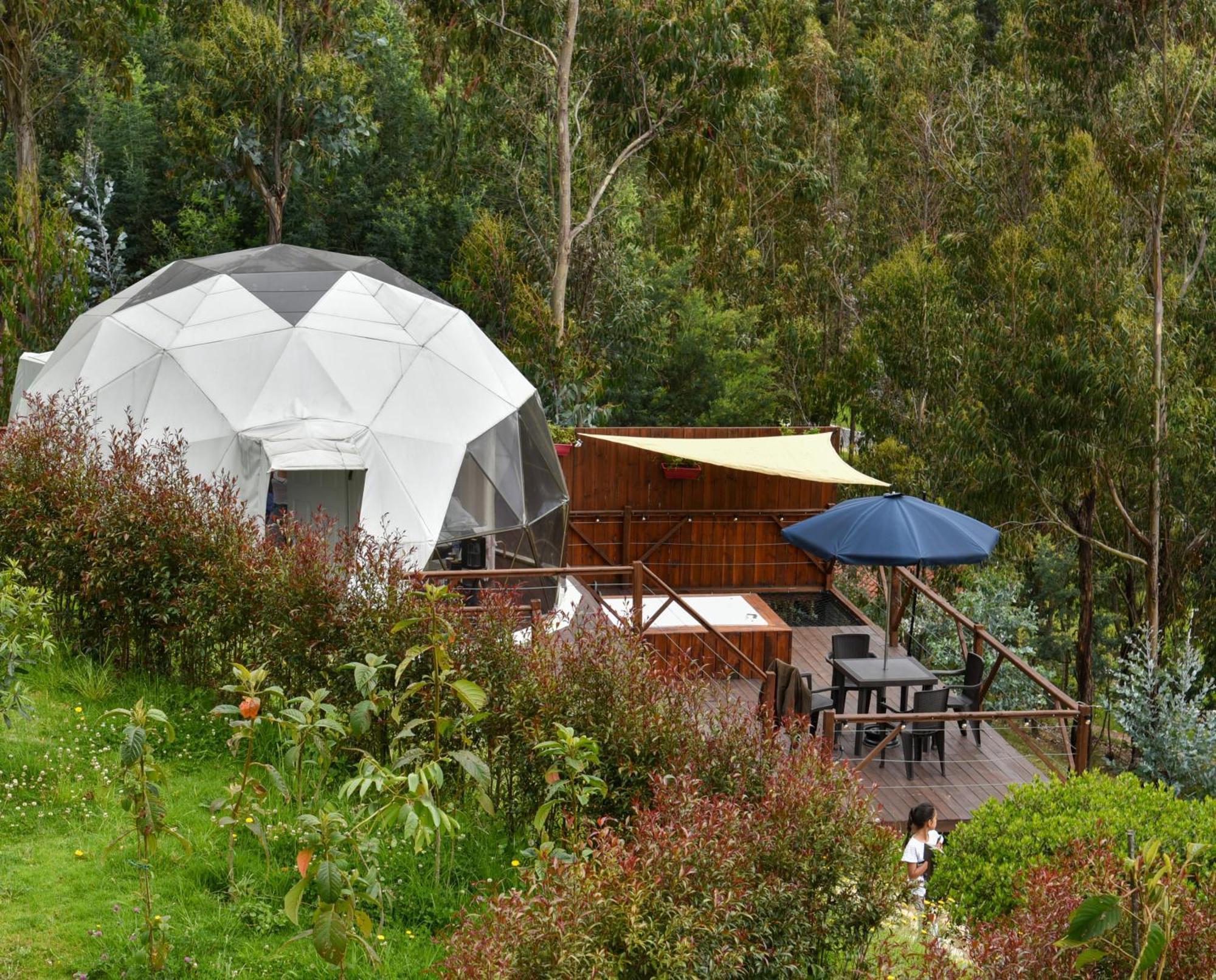 Golden Glamping Hotel Guatavita Buitenkant foto